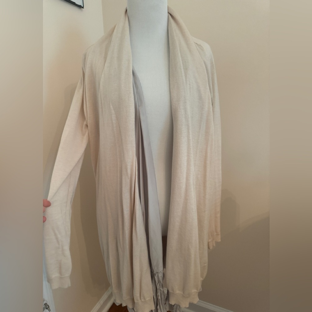 Beautiful Theory cotton cardigan with silk lining